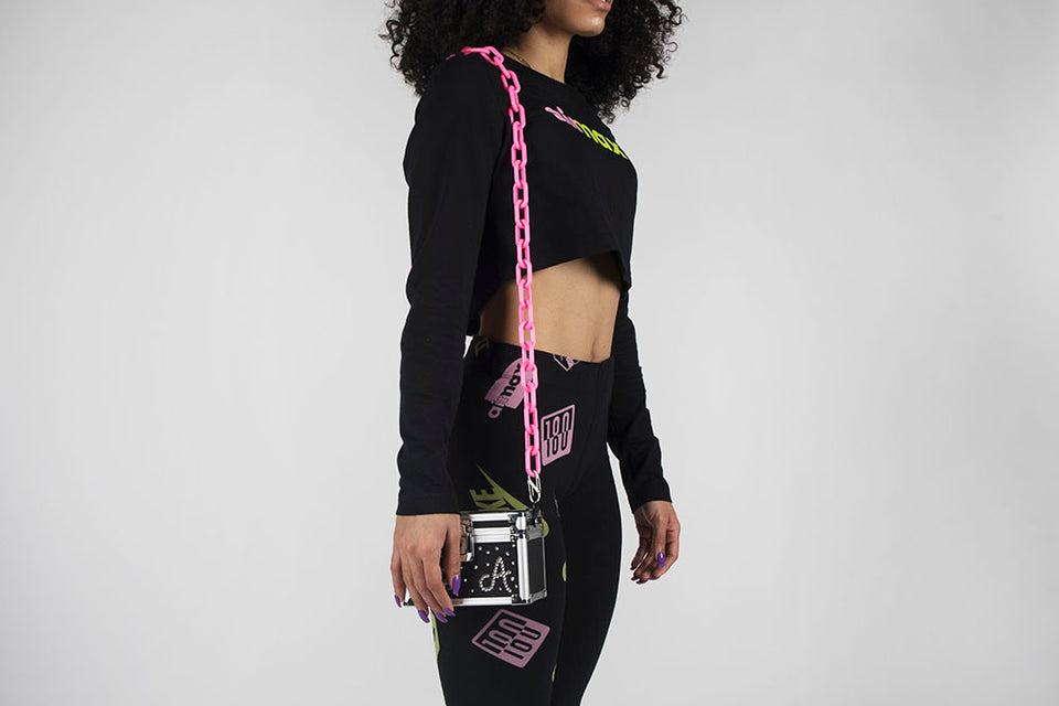 Load image into Gallery viewer, Pink Plastic Chain