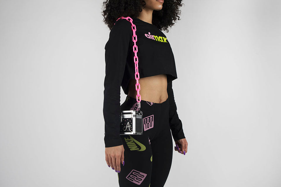 Load image into Gallery viewer, Pink Plastic Chain