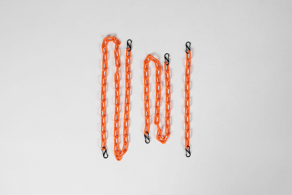 Load image into Gallery viewer, Orange Plastic Chain
