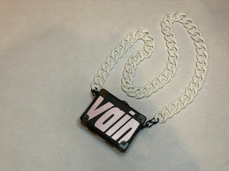 Load image into Gallery viewer, White Acrylic Cuban Link Chain