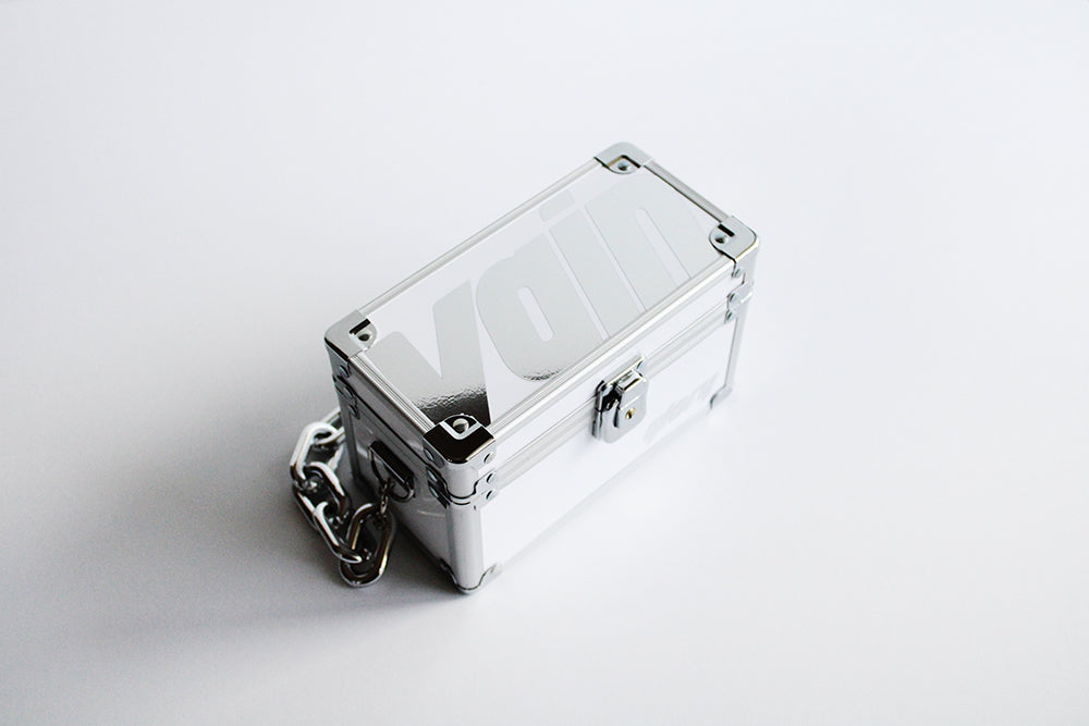 Metallic Silver Pocket Box